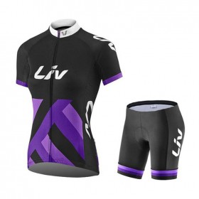 Conjunto Maillot + Culotte Corto 2017 CCC Liv Mujer N002